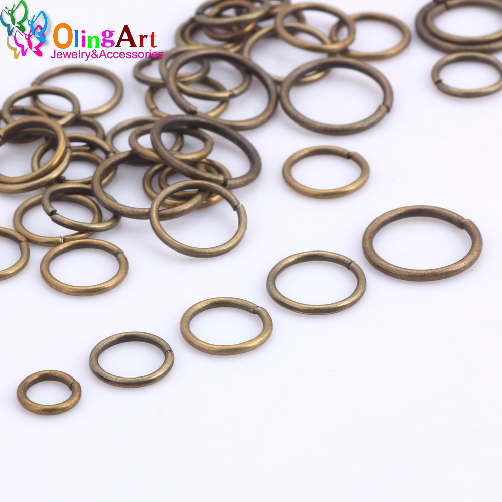 Jump Ring Assorted - OlingArt Mạ Đồng Nhảy Vòng 6Mm/8Mm/9/10Mm/12Mm