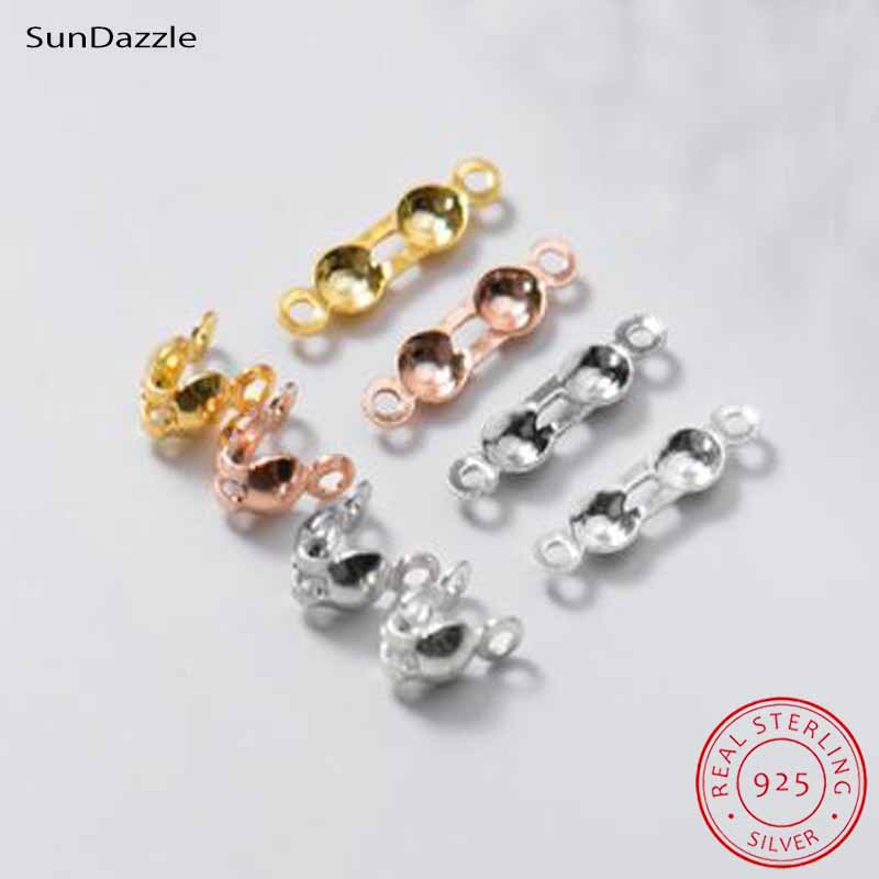 Jewelry Making Pins - 4pcs Genuine Real Pure Solid 925