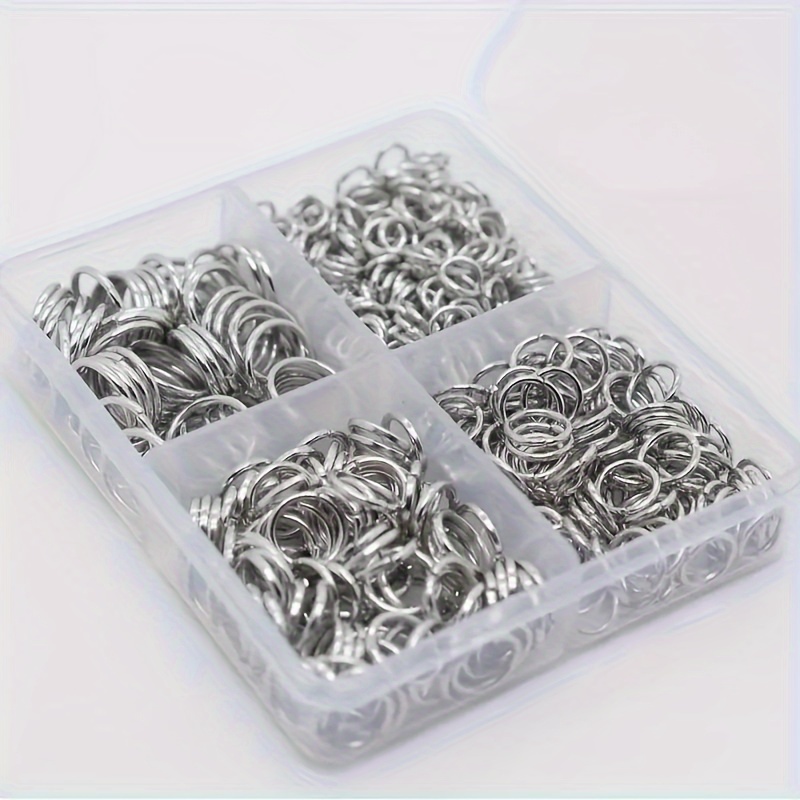 Jump Ring Assorted - 500Pcs Mixed Open Jump Rings Set