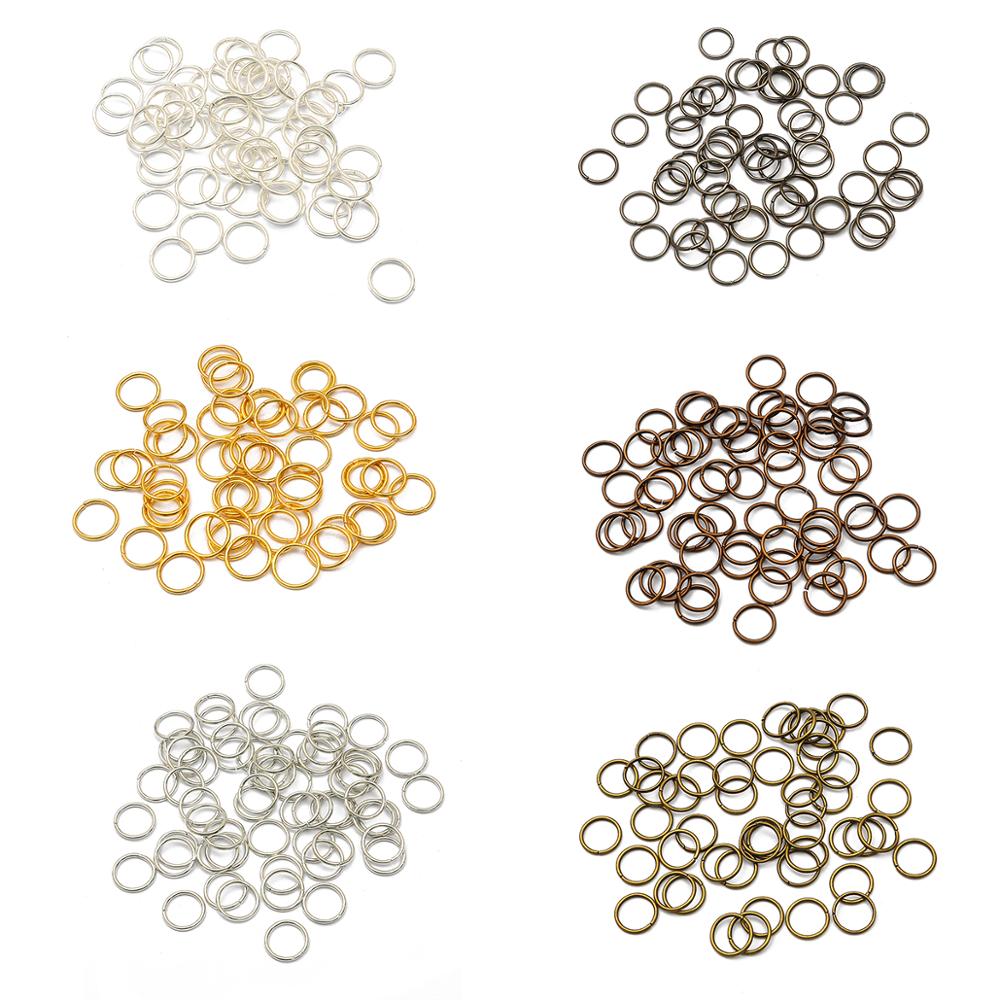 Jump Ring Assorted - 200 Cái/lốc 3-20Mm Vòng Chìa Khóa