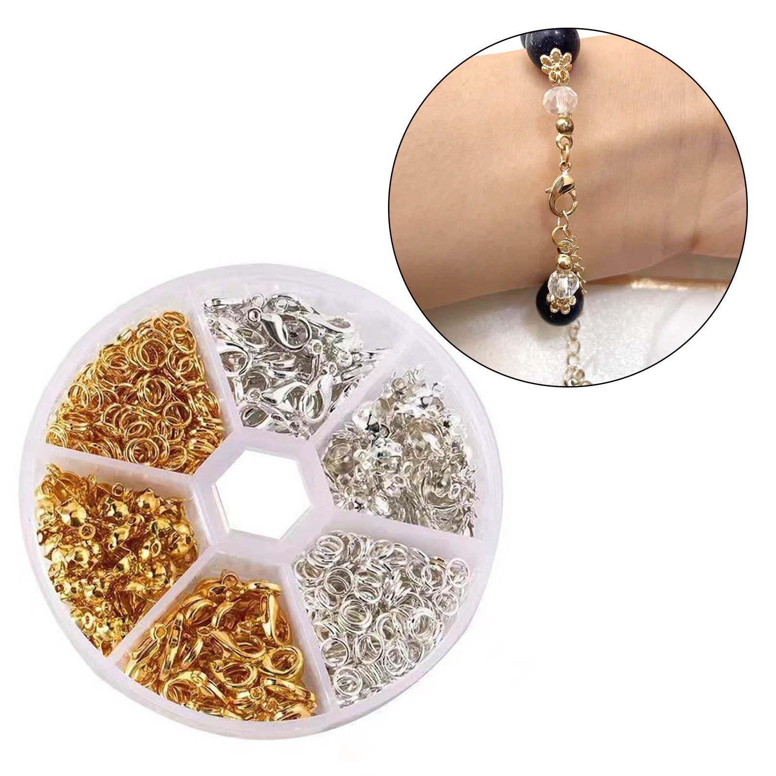 Jump Ring Assorted - 450x Assorted Lobster Claw Clasps and