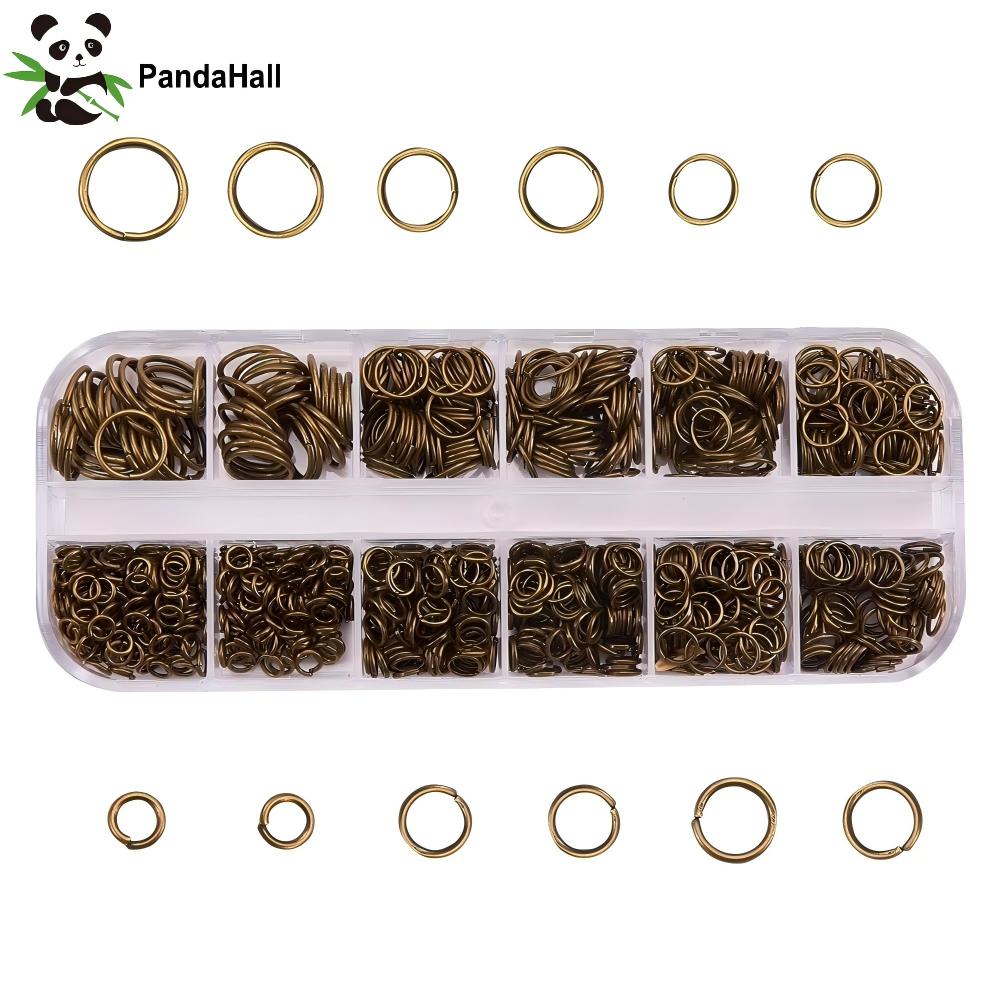 Jump Ring Assorted - Khoảng 1000 Cái/hộp Sắt Nhảy Nhẫn