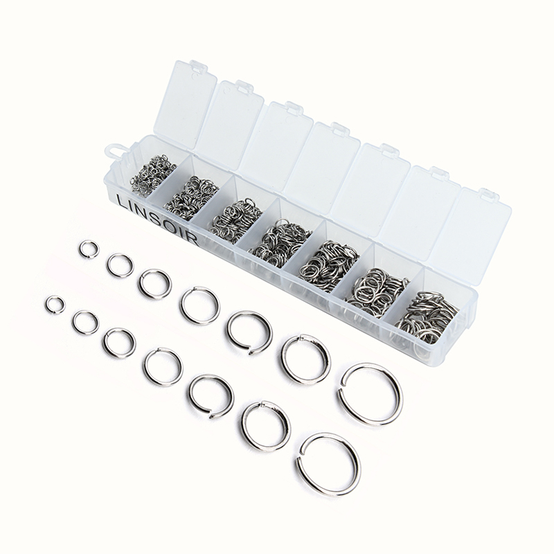 Jump Ring Assorted - 770 Cái/lốc Phối Kích Thước Mở