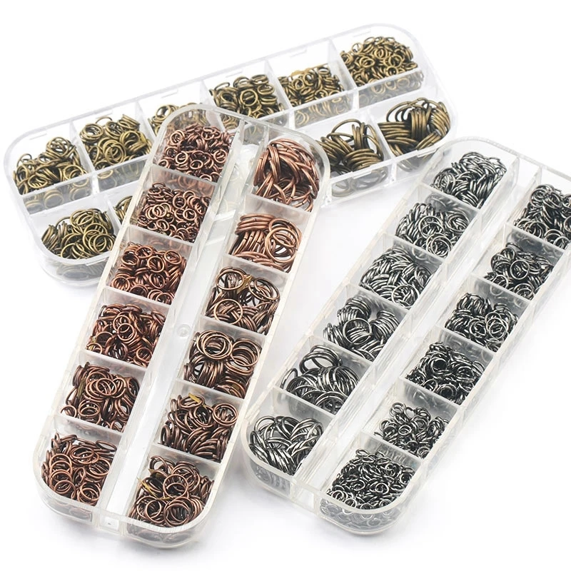 1050Pcs 0.7mm Plated Color Ope - đánh giá và giá Jump Ring Assorted