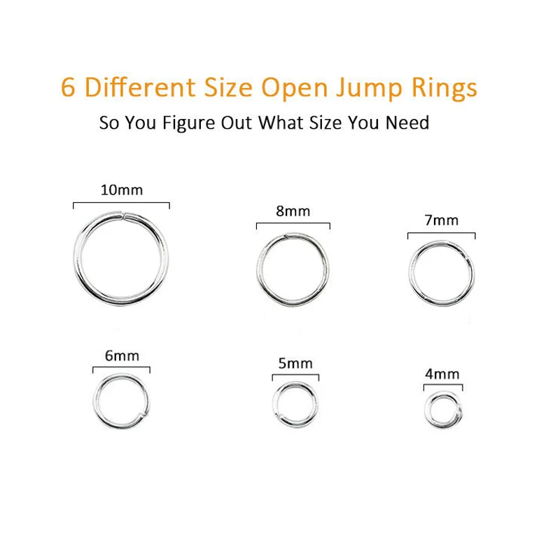 1050Pcs 0.7mm Plated Color Ope - đánh giá và giá Jump Ring Assorted
