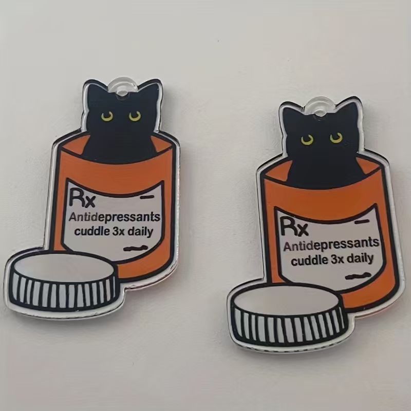 10pcs acrylic medicine cat pen - đánh giá và giá Jewelry Making Party