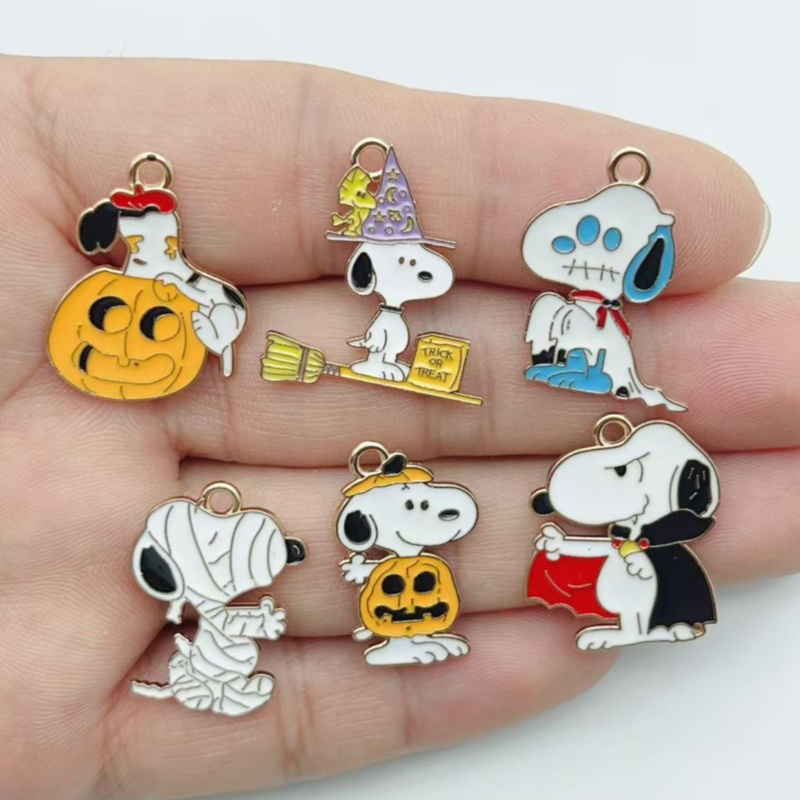 10Pcs Cute Halloween Cartoon P - đánh giá và giá Jewelry Making Party