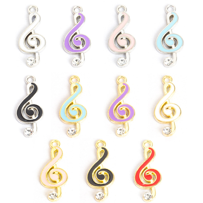 100PC/lot music note Pendant C - đánh giá và giá Jewelry Making Notes