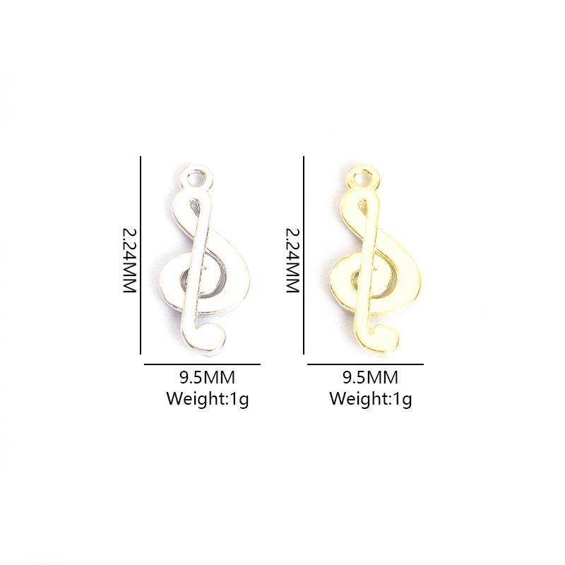 100PC/lot music note Pendant C - đánh giá và giá Jewelry Making Notes