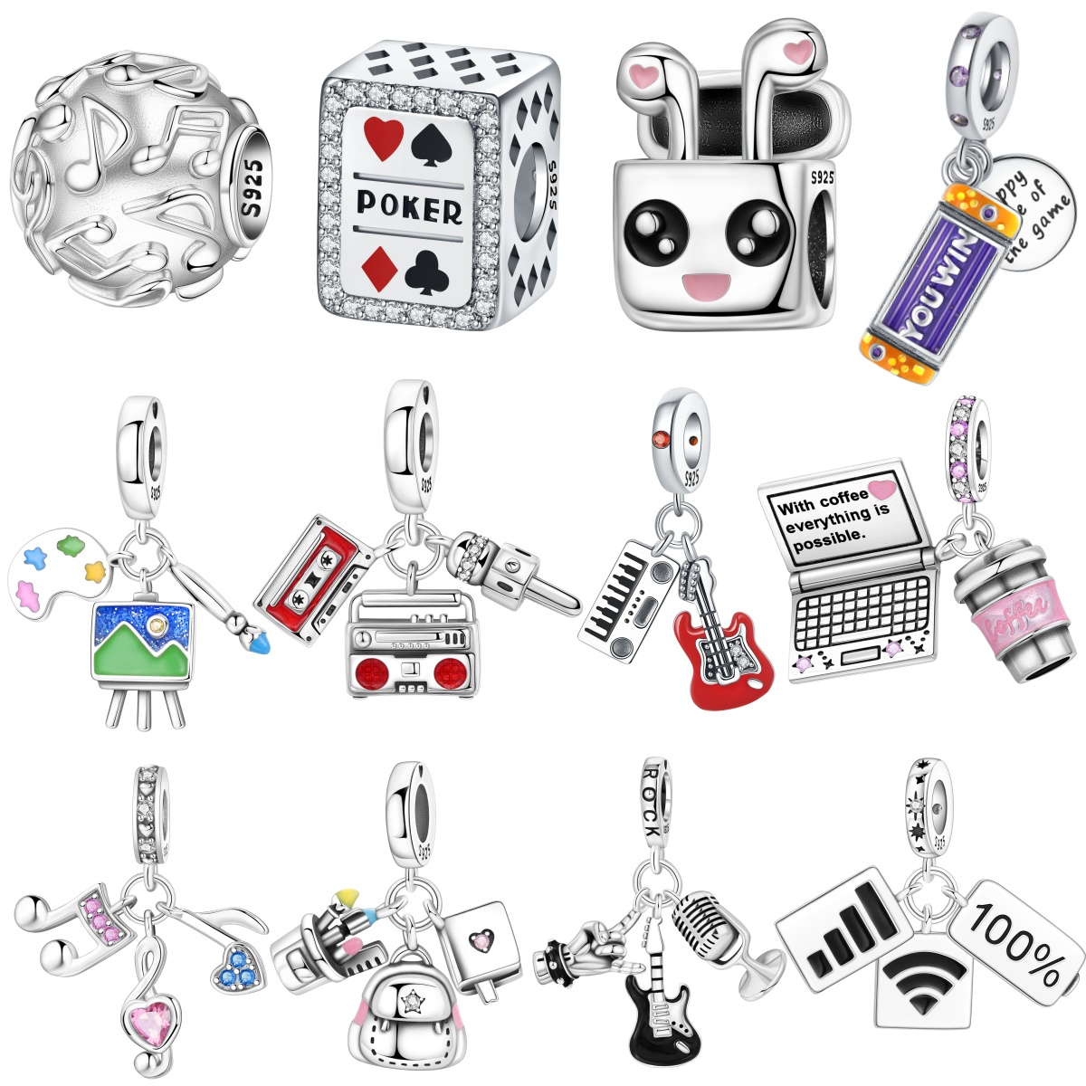 MISEFF S925 Sterling Silver C - đánh giá và giá Jewelry Making Notes