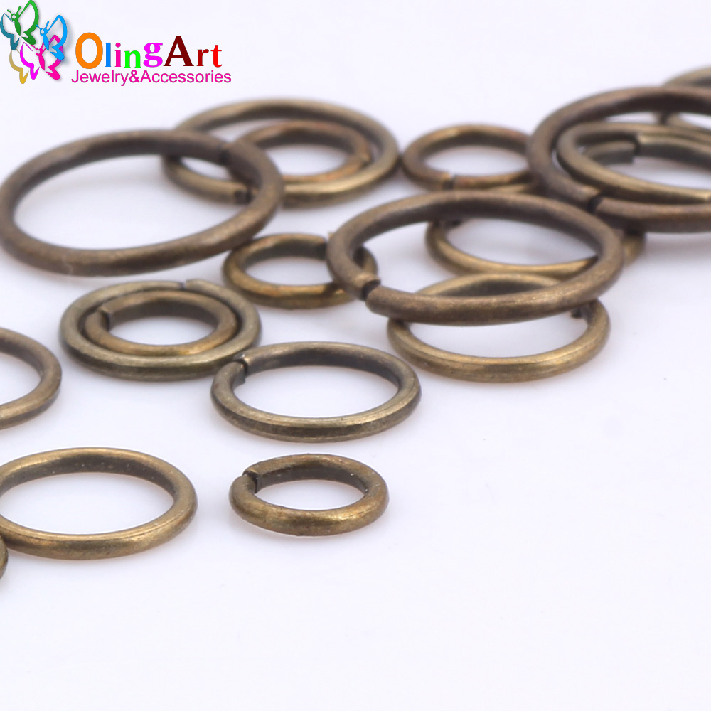 OlingArt Mạ Đồng Nhảy Vòng 6Mm - đánh giá và giá Jump Ring Assorted