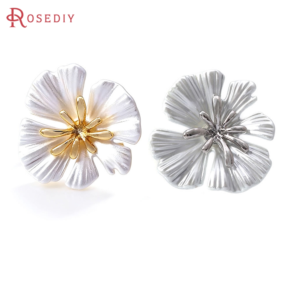 18K Gold Color Brass Flower St - đánh giá và giá Jewelry Making Pins