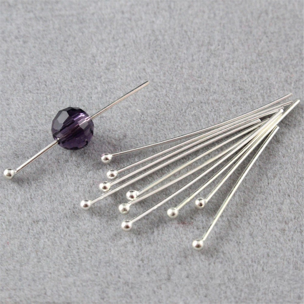 100pcs Round Ball Head Pins Fl - đánh giá và giá Jewelry Making Using Beads