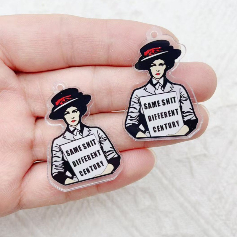10pcs Acrylic Runner English P - đánh giá và giá Jewelry Making Party