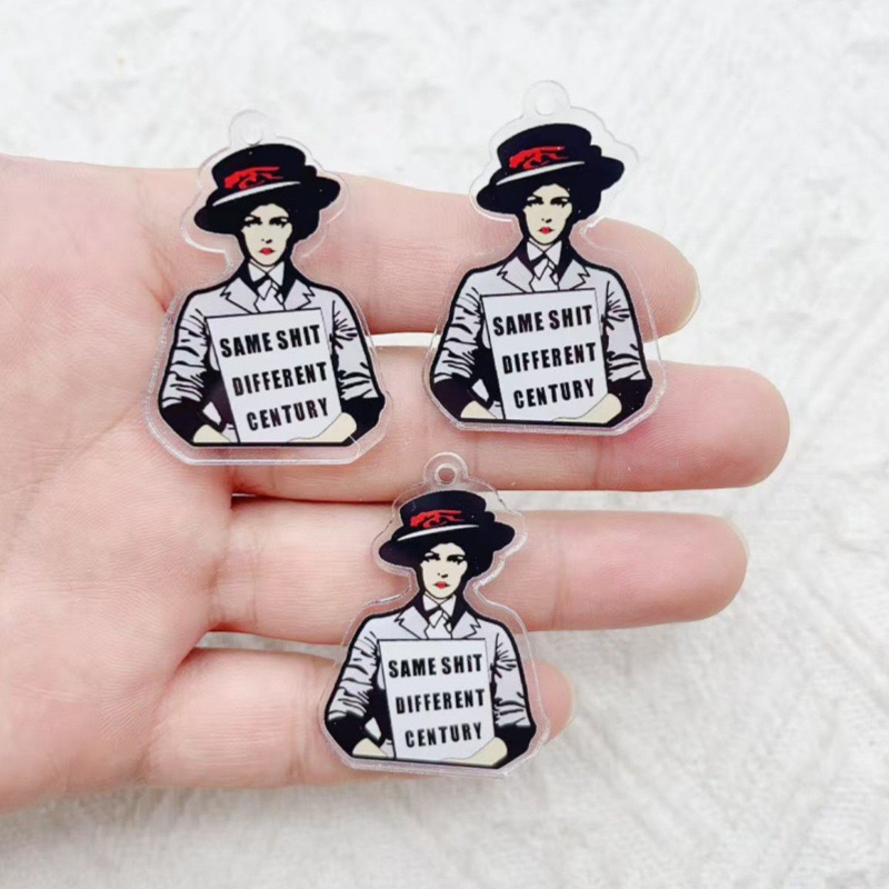 10pcs Acrylic Runner English P - đánh giá và giá Jewelry Making Party