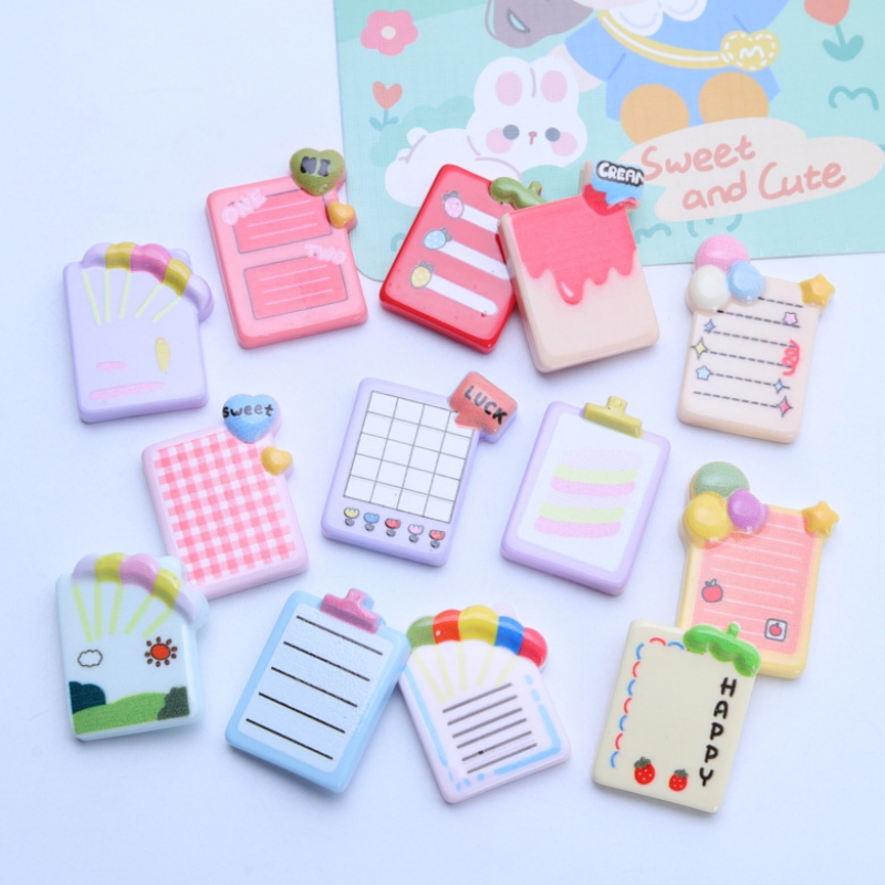 10pcs Cute Stationery Resin No - đánh giá và giá Jewelry Making Notes