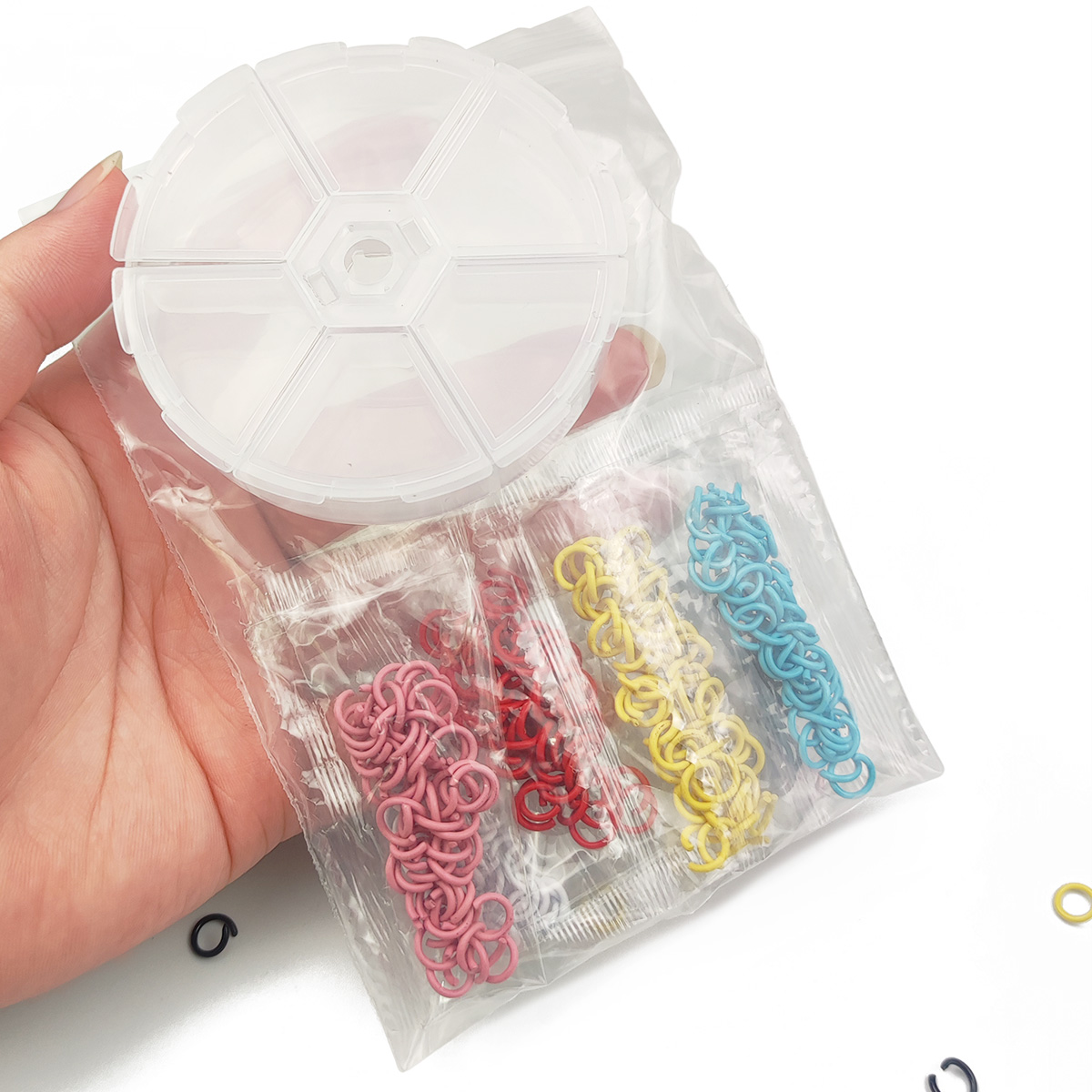 87g Colorful Mixed Colors Zinc - đánh giá và giá Jump Ring Assorted