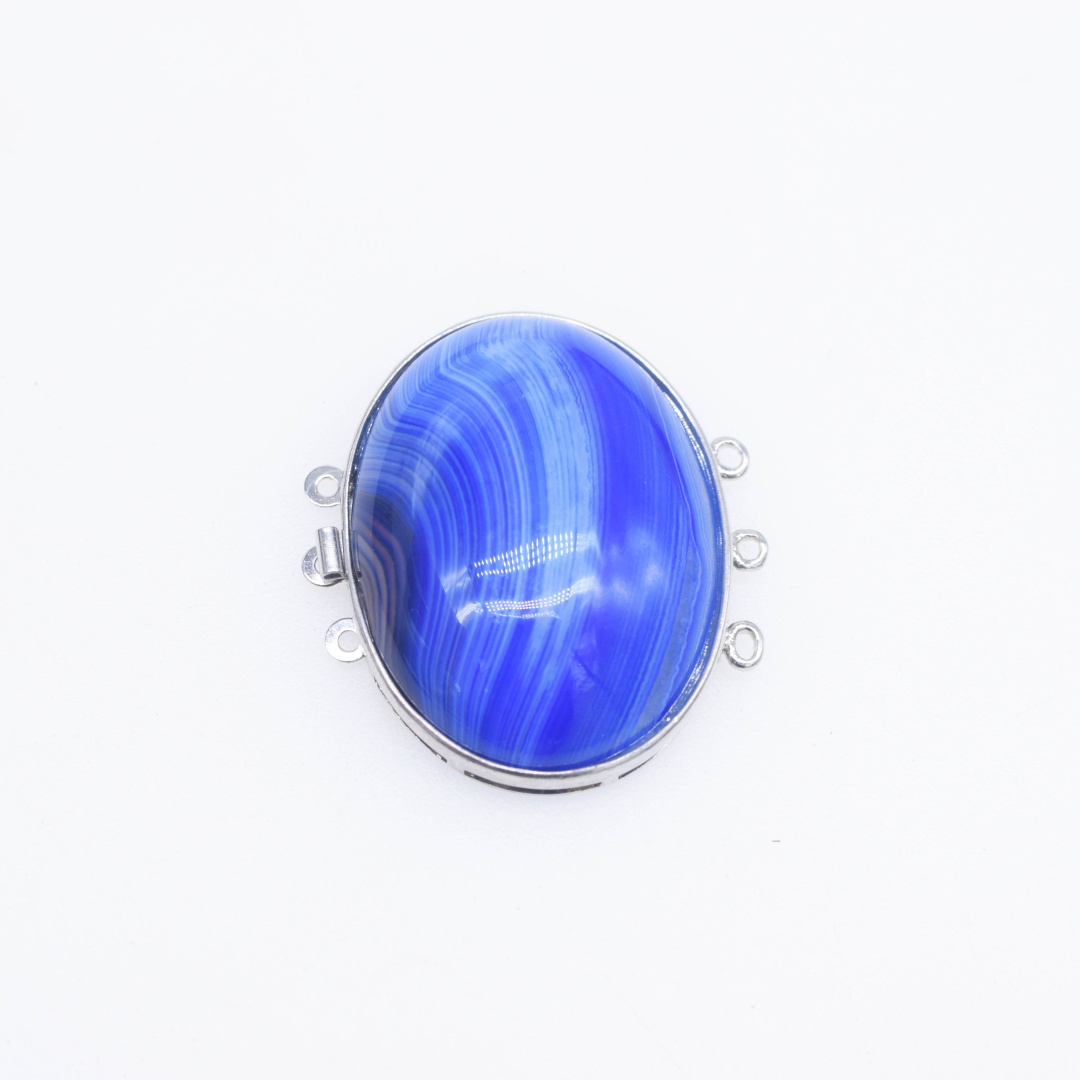 1Piece Multicolor Agate Flat O - đánh giá và giá Jewelry Making With Stones