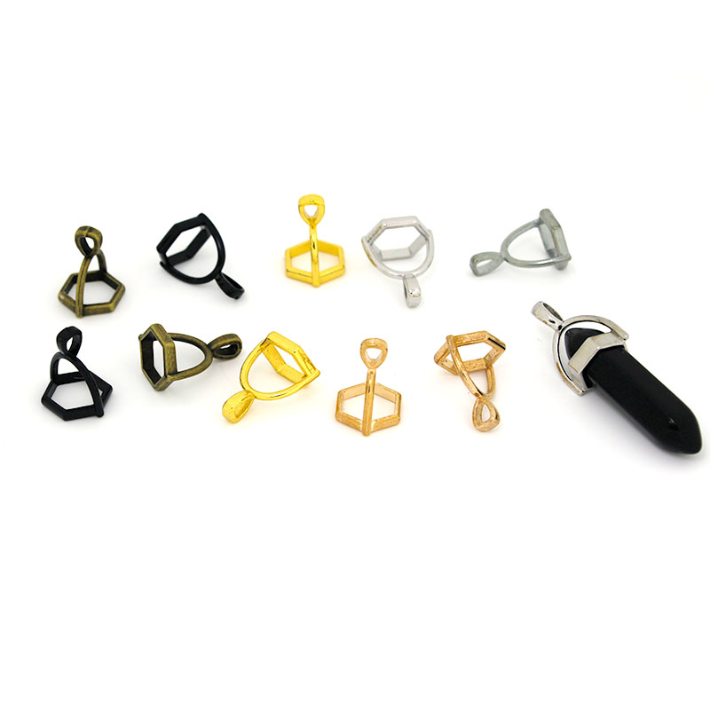 20Pcs Hexagonal Gemstone Cap N - đánh giá và giá Jewelry Making Pins