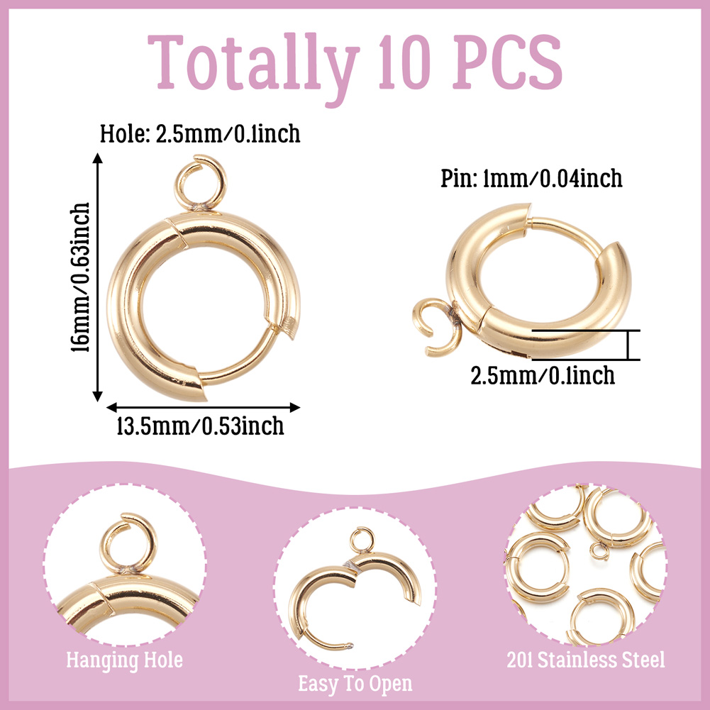 10pcs 201 Stainless Steel Hugg - đánh giá và giá Jewelry Making Knots