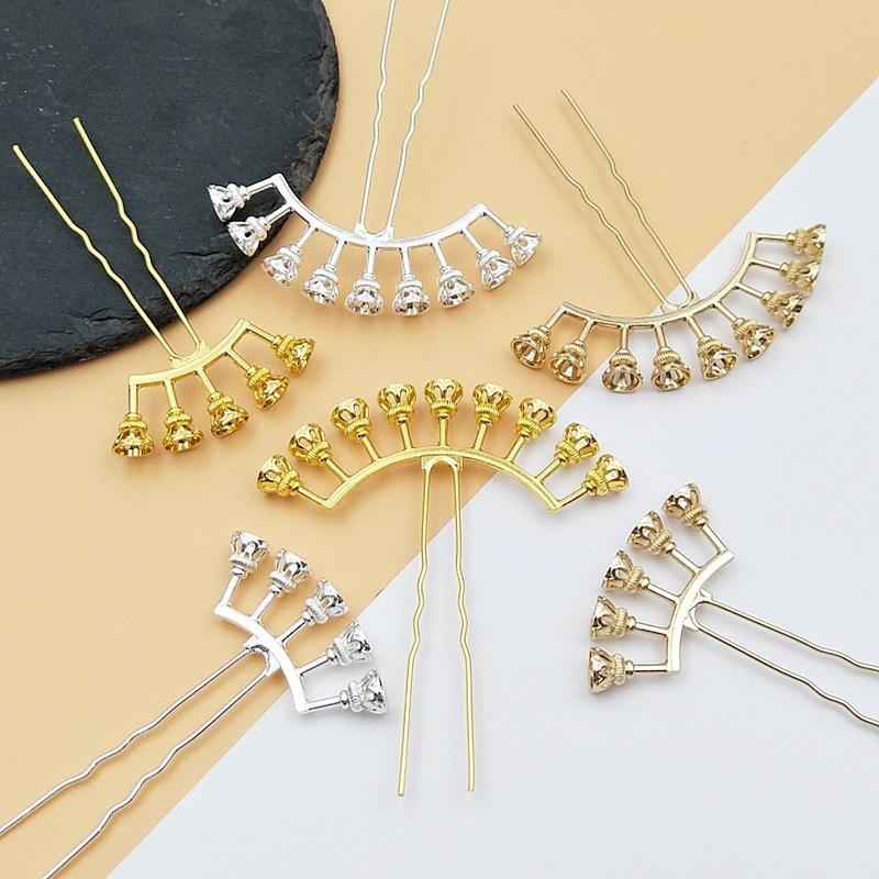 Alloy Arch Hair Pin Blanks wit - đánh giá và giá Jewelry Making Pins