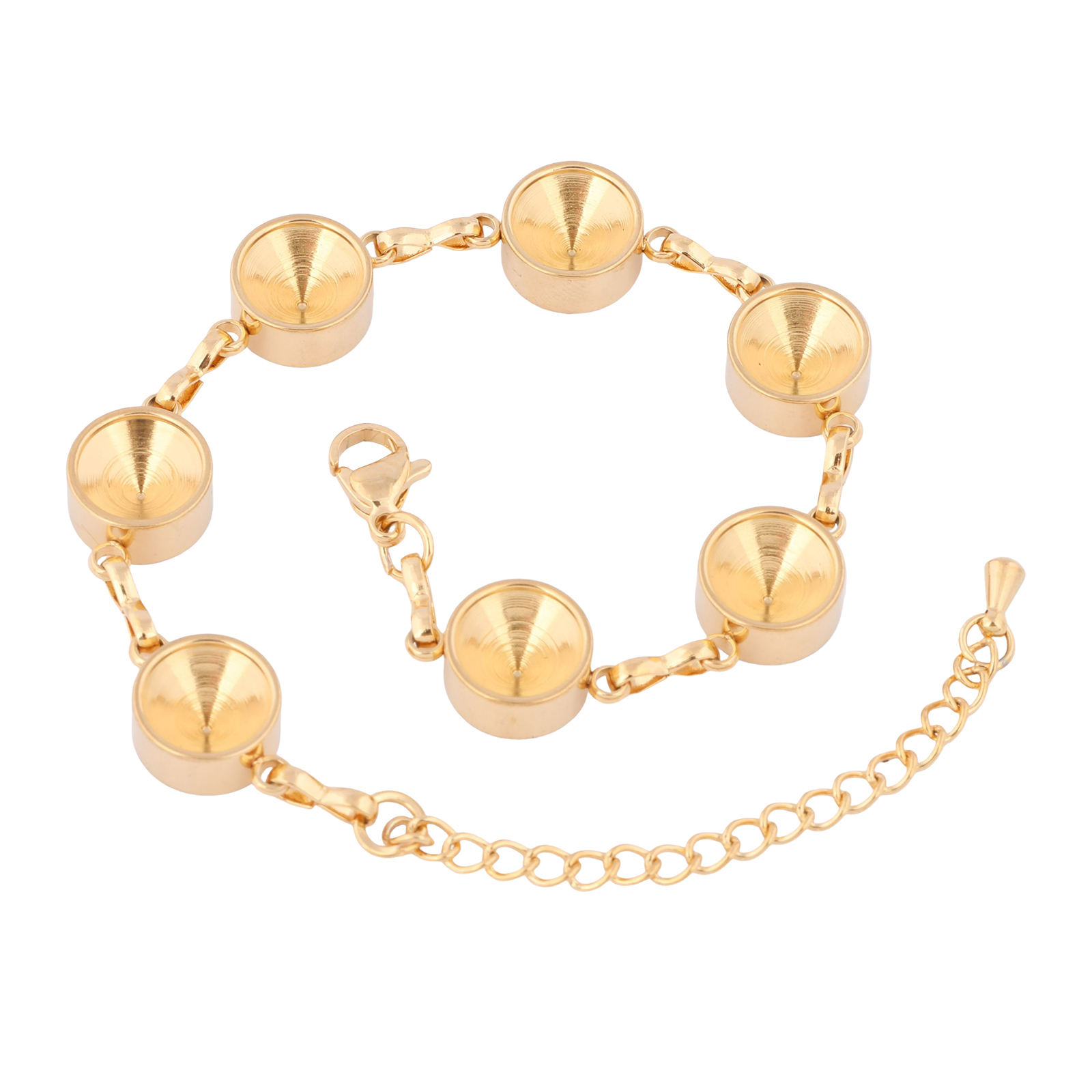 2pcs Stainless Steel Gold Plat - đánh giá và giá Jewelry Making With Stones
