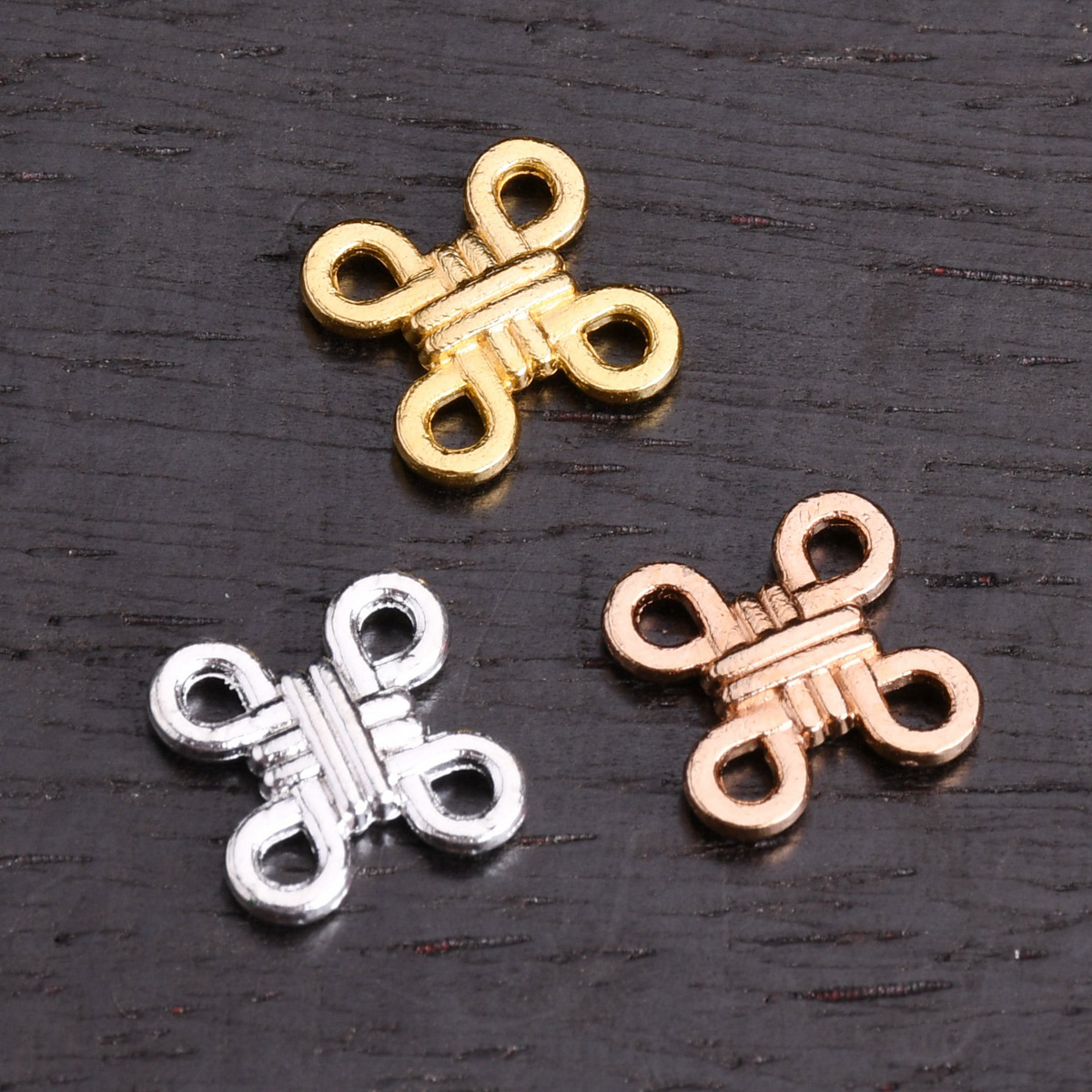 20pcs Cross Knot Shape 12mm Pl - đánh giá và giá Jewelry Making Knots