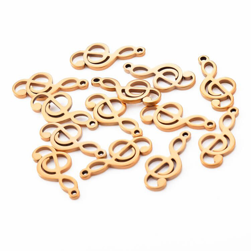 10pcs Charms Musical Note Stai - đánh giá và giá Jewelry Making Notes