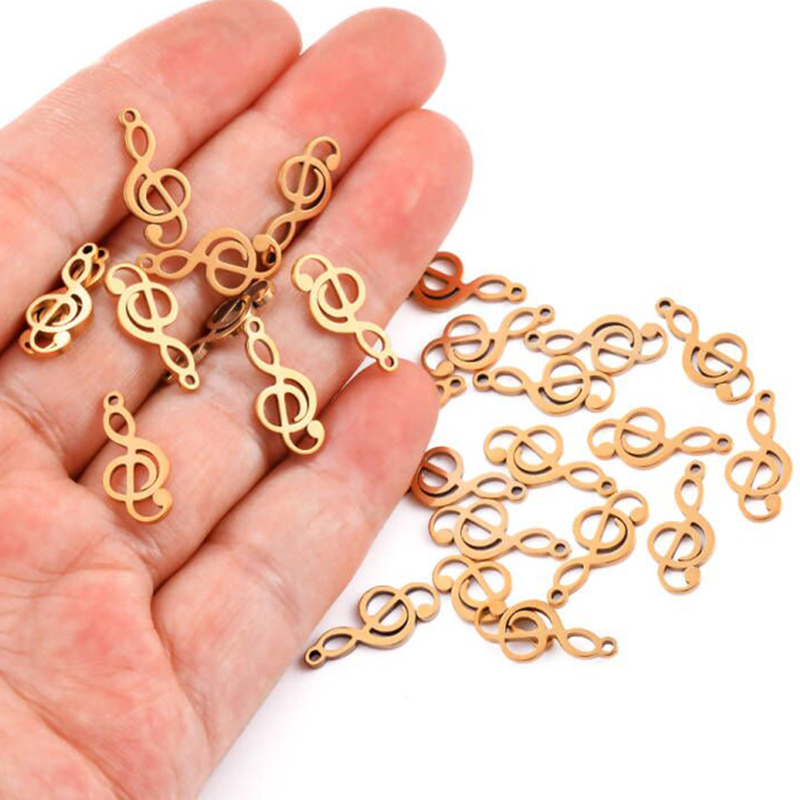 10pcs Charms Musical Note Stai - đánh giá và giá Jewelry Making Notes