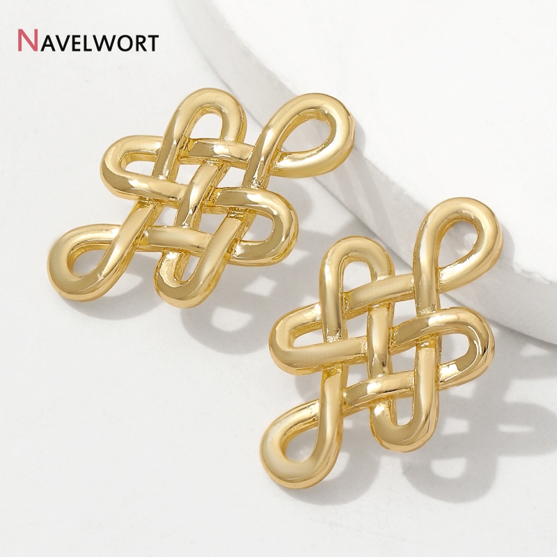 18K Gold Plated Brass Metal Ch - đánh giá và giá Jewelry Making Knots