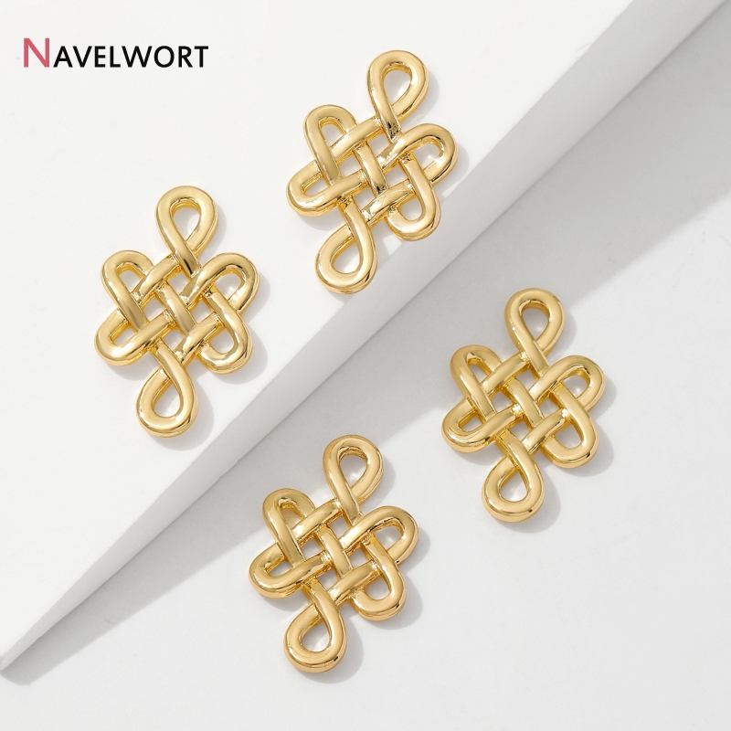 18K Gold Plated Brass Metal Ch - đánh giá và giá Jewelry Making Knots