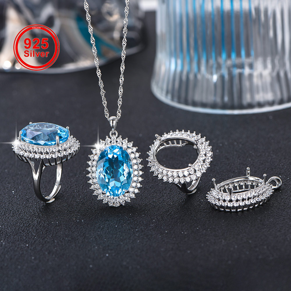 13x18mm S925 Sterling Silver R - đánh giá và giá Jewelry Making With Stones