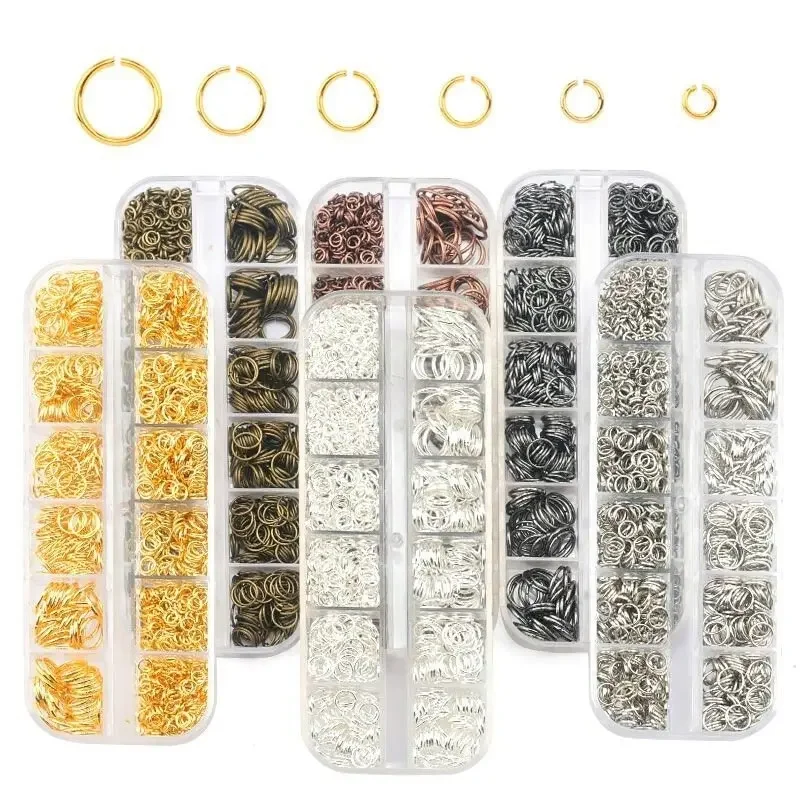 1050Pcs 0.7mm Plated Color Ope - đánh giá và giá Jump Ring Assorted