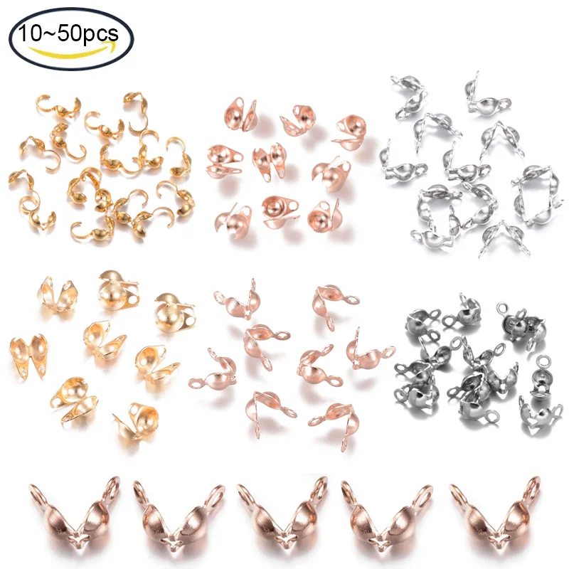 10 ~ 50 Chiếc Inox Đính Hạt Đầ - đánh giá và giá Jewelry Making Knots