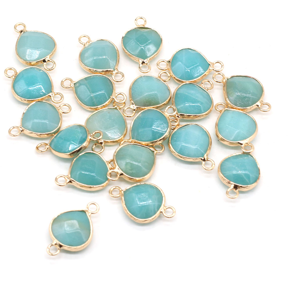 2pcs Natural Stone Connectors  - đánh giá và giá Jewelry Making With Stones