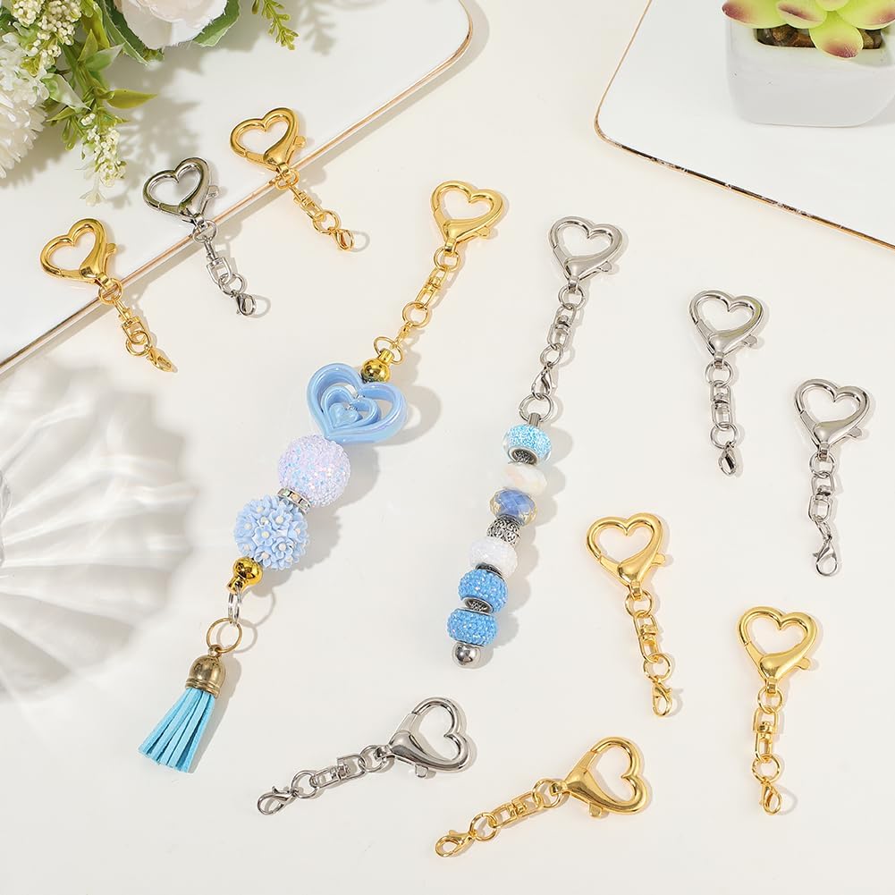 5/15/30Pcs Heart Shaped Swivel - đánh giá và giá Jewelry Making Pins