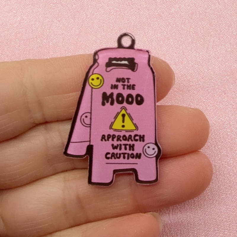 10pcs acrylic printing, please - đánh giá và giá Jewelry Making Notes