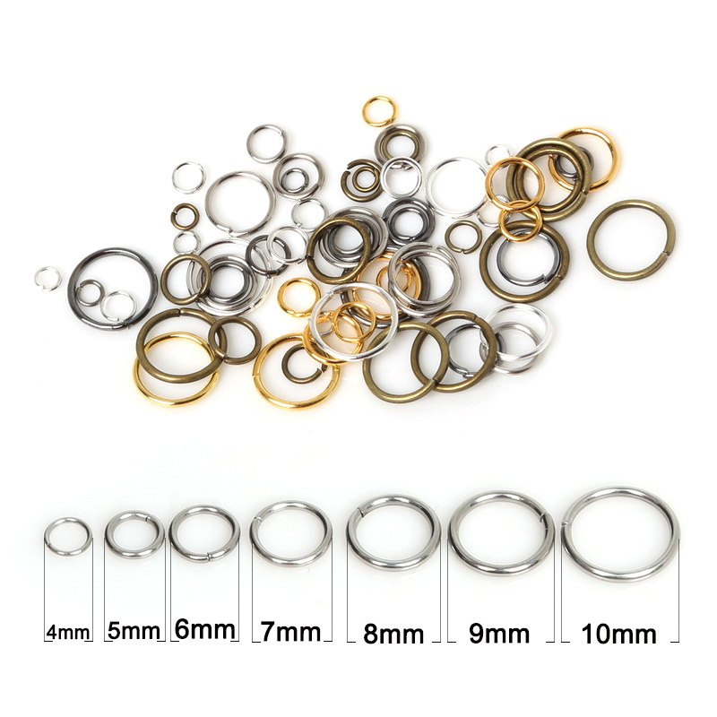200 Cái/lốc 3-20Mm Vòng Chìa K - đánh giá và giá Jump Ring Assorted