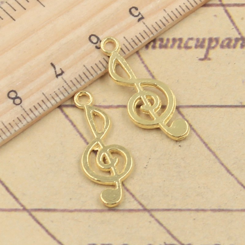 40 Chiếc Quyến Rũ Nốt Nhạc 26X - đánh giá và giá Jewelry Making Notes