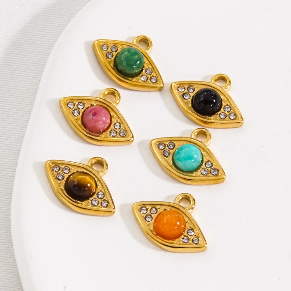 3Pcs Natural Stone Beads Eye S - đánh giá và giá Jewelry Making With Stones