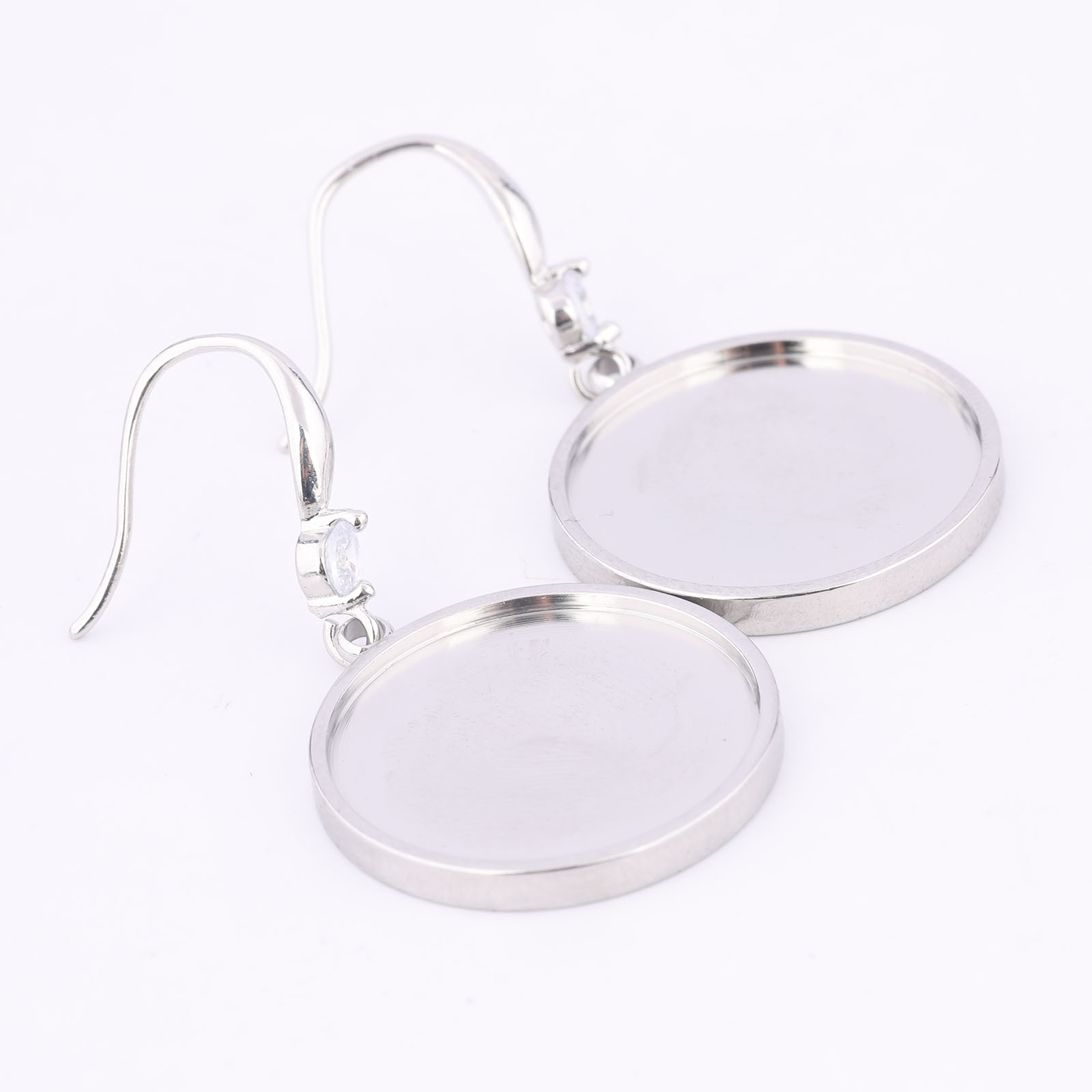 6pcs Stainless Steel Fit 20mm  - đánh giá và giá Jewelry Making With Stones
