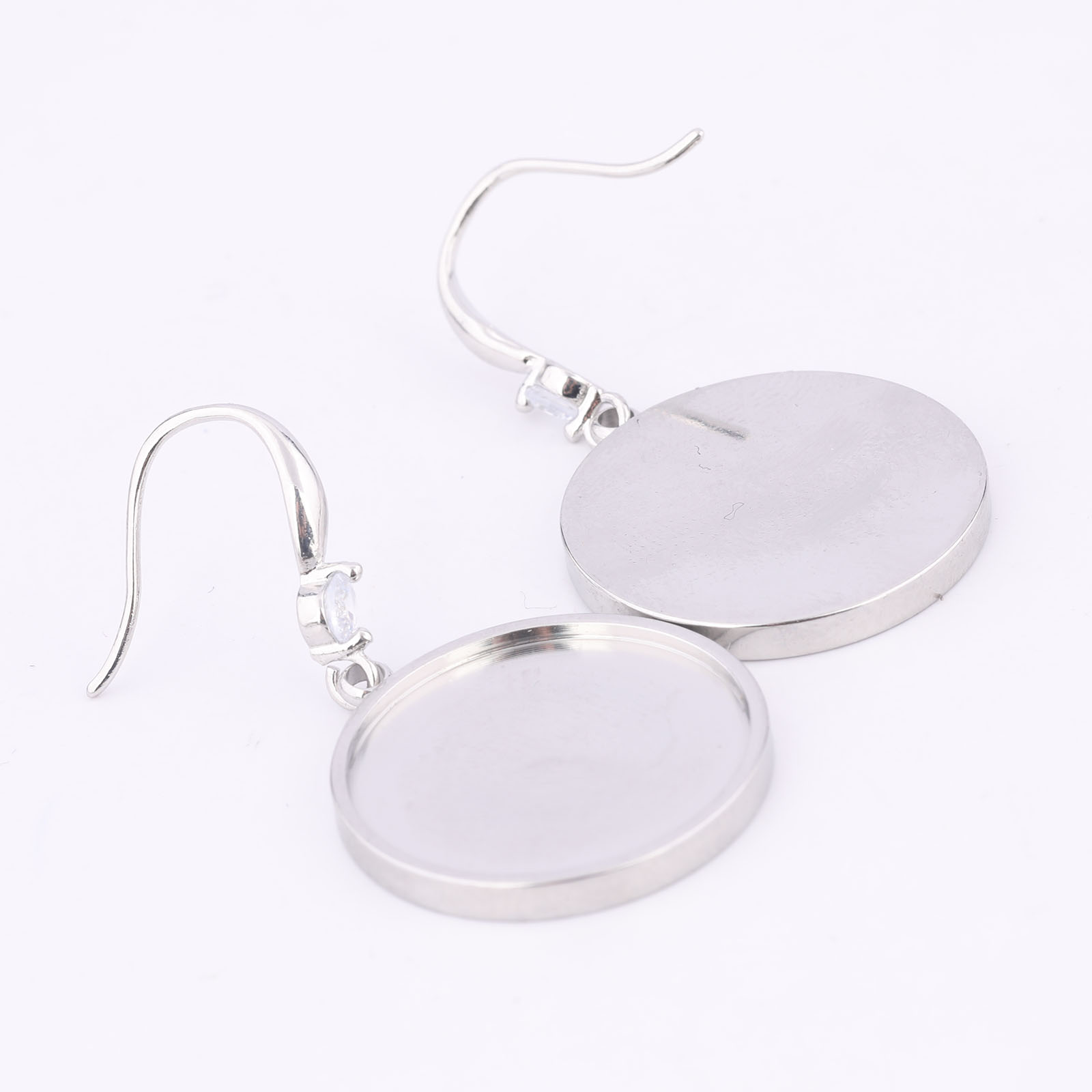 6pcs Stainless Steel Fit 20mm  - đánh giá và giá Jewelry Making With Stones