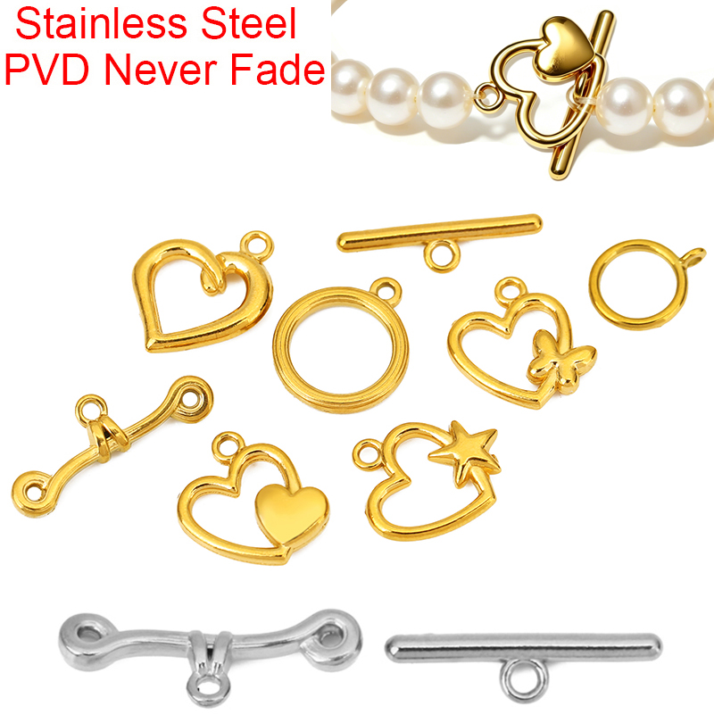 5sets PVD Never Fade Stainless - đánh giá và giá Jewelry Making Pins