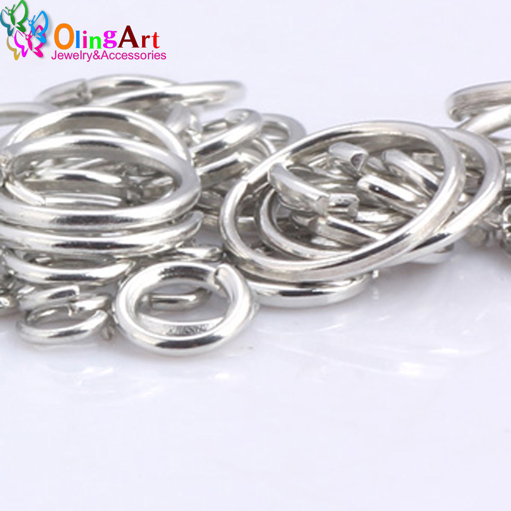 OlingArt Rhodium Mạ Nhảy Vòng  - đánh giá và giá Jump Ring Assorted