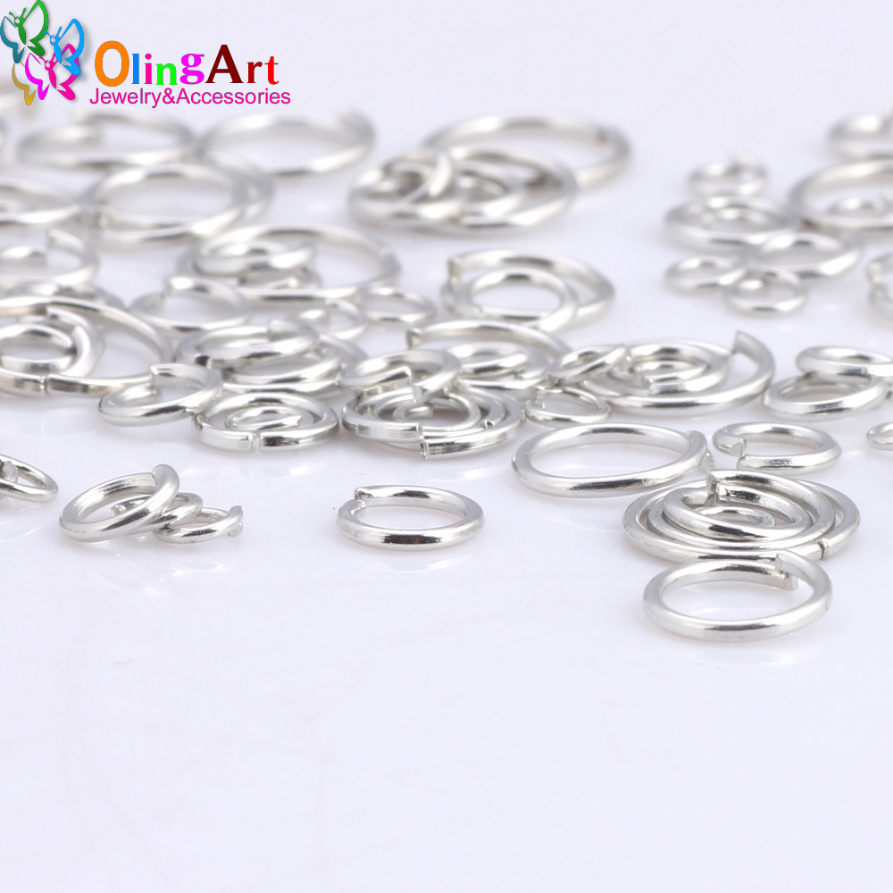 OlingArt Rhodium Mạ Nhảy Vòng  - đánh giá và giá Jump Ring Assorted