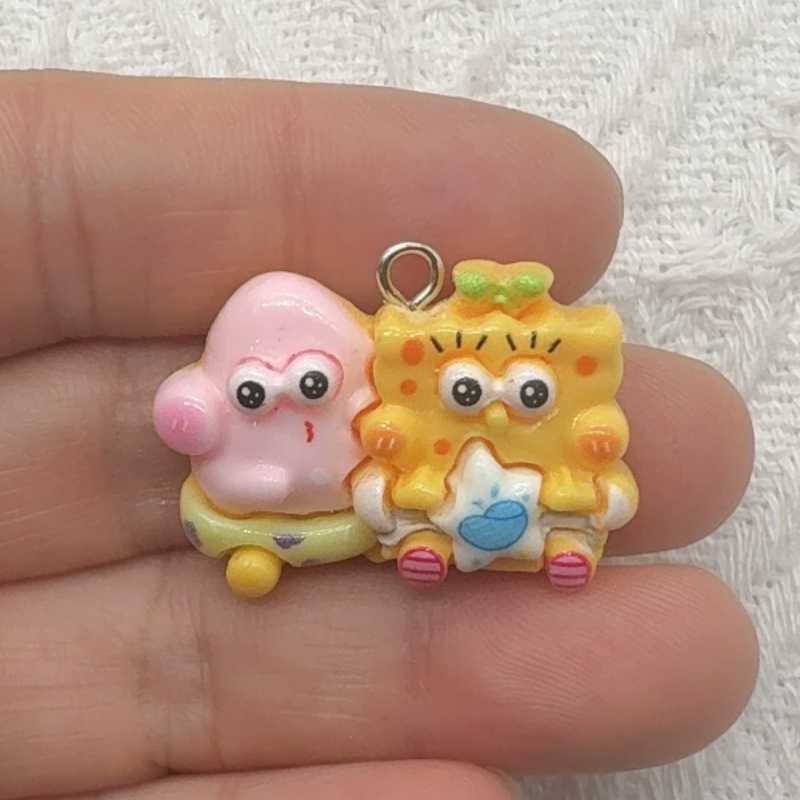 10pcs cartoon resin pendant, D - đánh giá và giá Jewelry Making Party