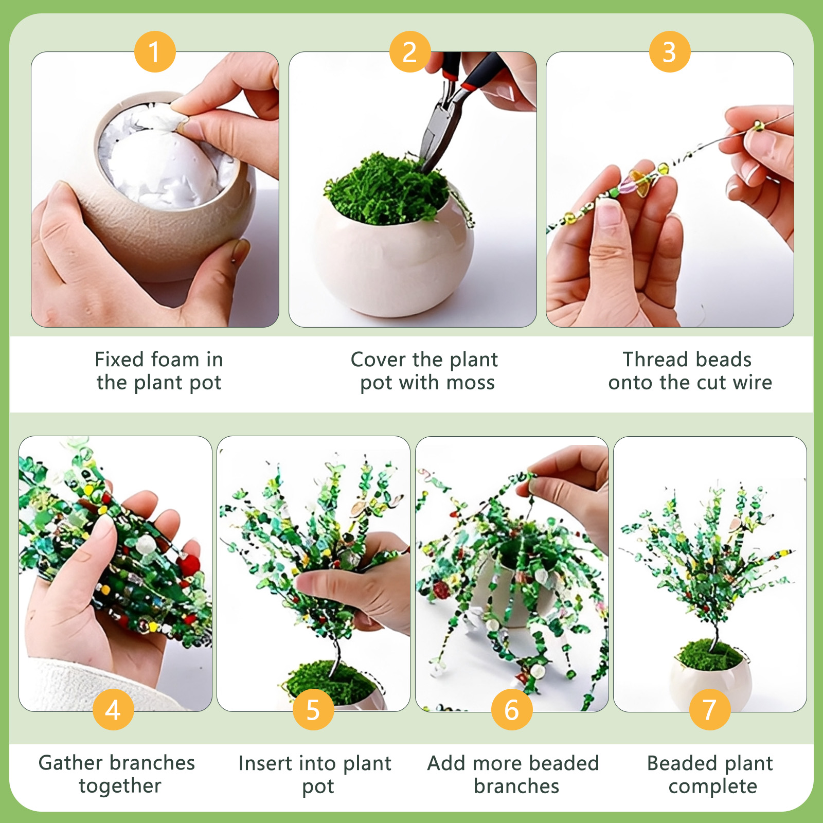 Beaded Plant Kit with Artifici - đánh giá và giá Jewelry Making Videos Tutorials