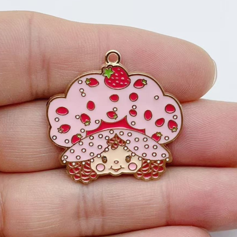 10pcs Cute Little Girl Enamel  - đánh giá và giá Jewelry Making Party