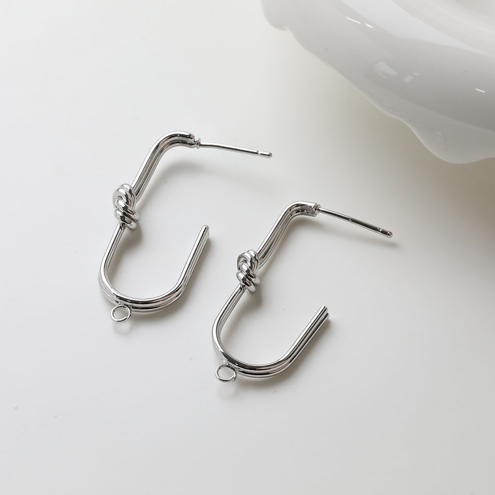 2PCS Dainty U-shaped Knotted E - đánh giá và giá Jewelry Making Knots
